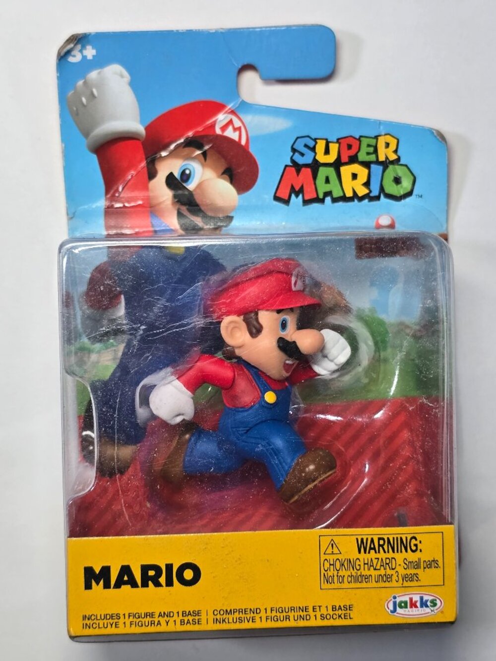 Super Mario Running Mario Figure 2019 Jakks New in Package Nintendo